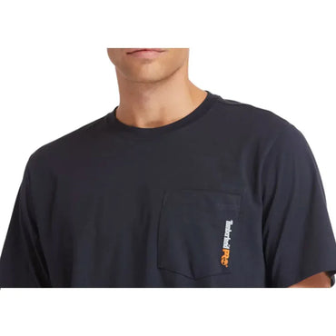 Timberland PRO Base Plate Blended S/S T-Shirt - Dark Navy - RSEA Safety Outlet