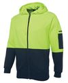 Ubewt Jumper Hoodie HiVis Full Zip