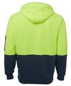 Ubewt Jumper Hoodie HiVis Full Zip