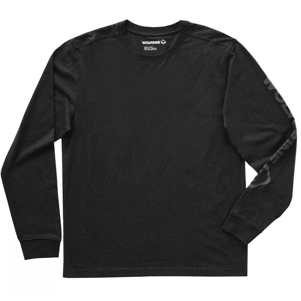 Wolverine Graphic L/S Tee - Black/Gray - RSEA Safety Outlet