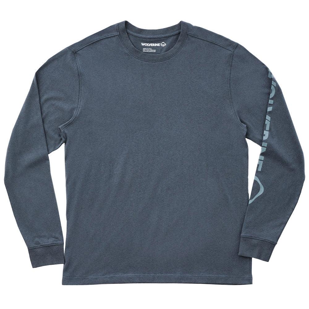 Wolverine Graphic L/S Tee - Onyx Heather Gray - RSEA Safety Outlet