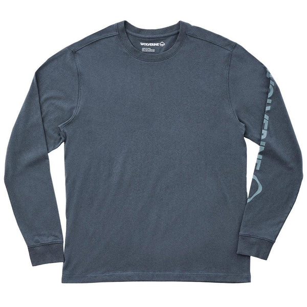 Wolverine Graphic L/S Tee - Onyx Heather Gray - RSEA Safety Outlet