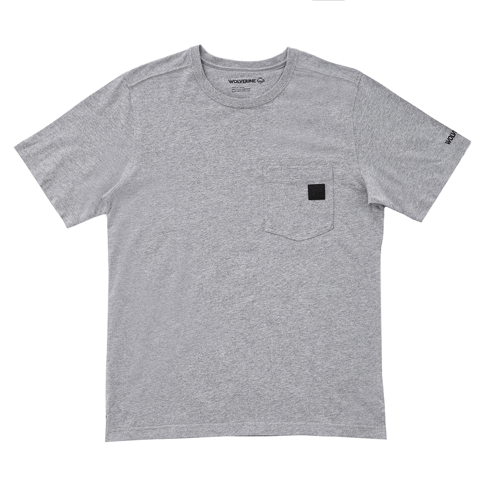 Wolverine Guardian Cotton Short Sleeve Tee - Heather Gray