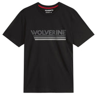 Wolverine Classic Short Sleeve Stripes Graphic Tee - Black - RSEA Safety Outlet