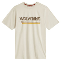 Wolverine Classic Short Sleeve Stripes Graphic Tee - Stone