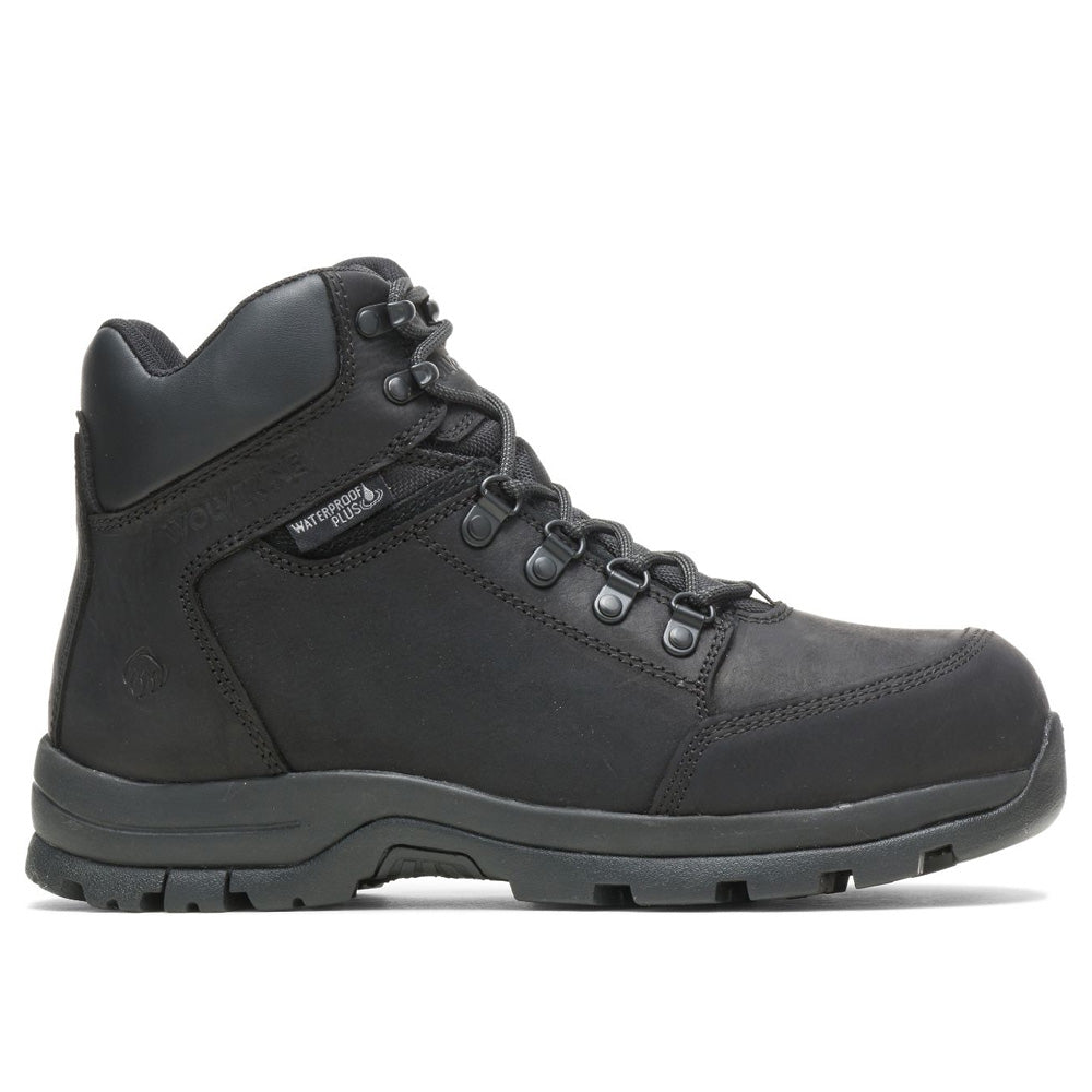 Wolverine Grayson Zip Sided Waterproof Steel Toe Boot - Black