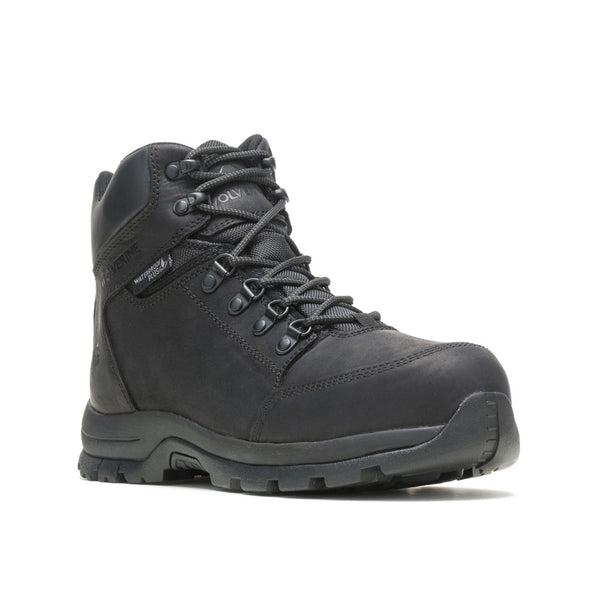 Wolverine Grayson Zip Sided Waterproof Steel Toe Boot - Black