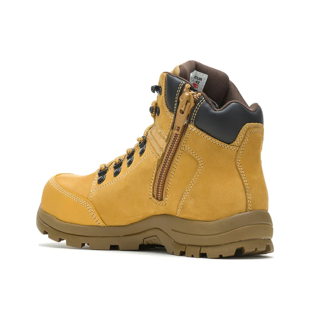 Wolverine Grayson Zip Sided Waterproof Steel Toe Boot - Wheat - RSEA Safety Outlet