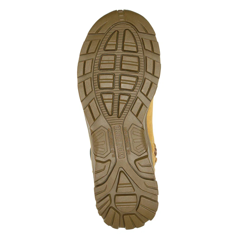 Wolverine Grayson Zip Sided Waterproof Steel Toe Boot - Wheat - RSEA Safety Outlet