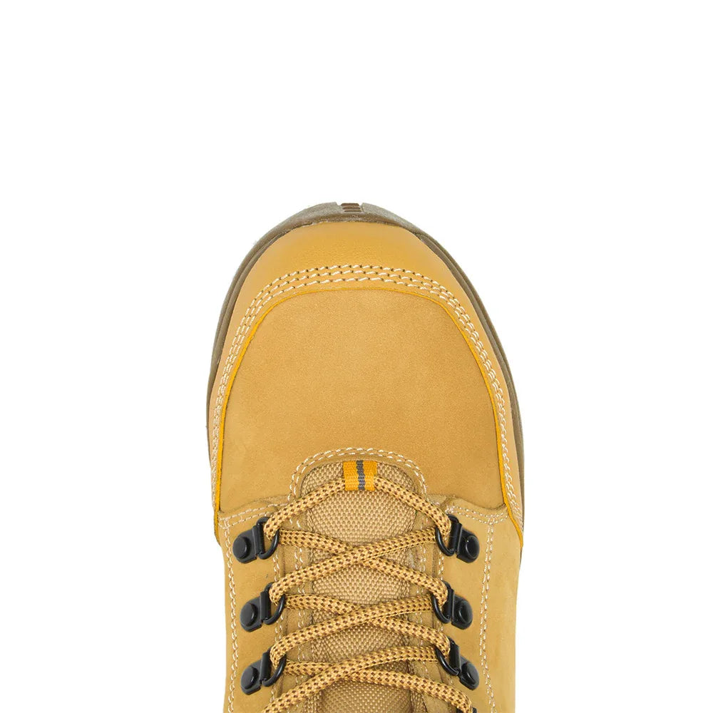 Wolverine Grayson Zip Sided Waterproof Steel Toe Boot - Wheat - RSEA Safety Outlet