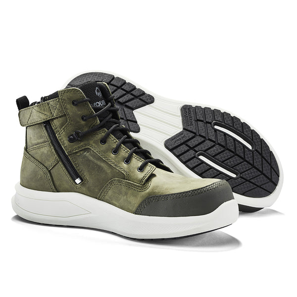 Wolverine ShiftPlus DuraSpring LX Zip Side Boot - Charcoal Grey