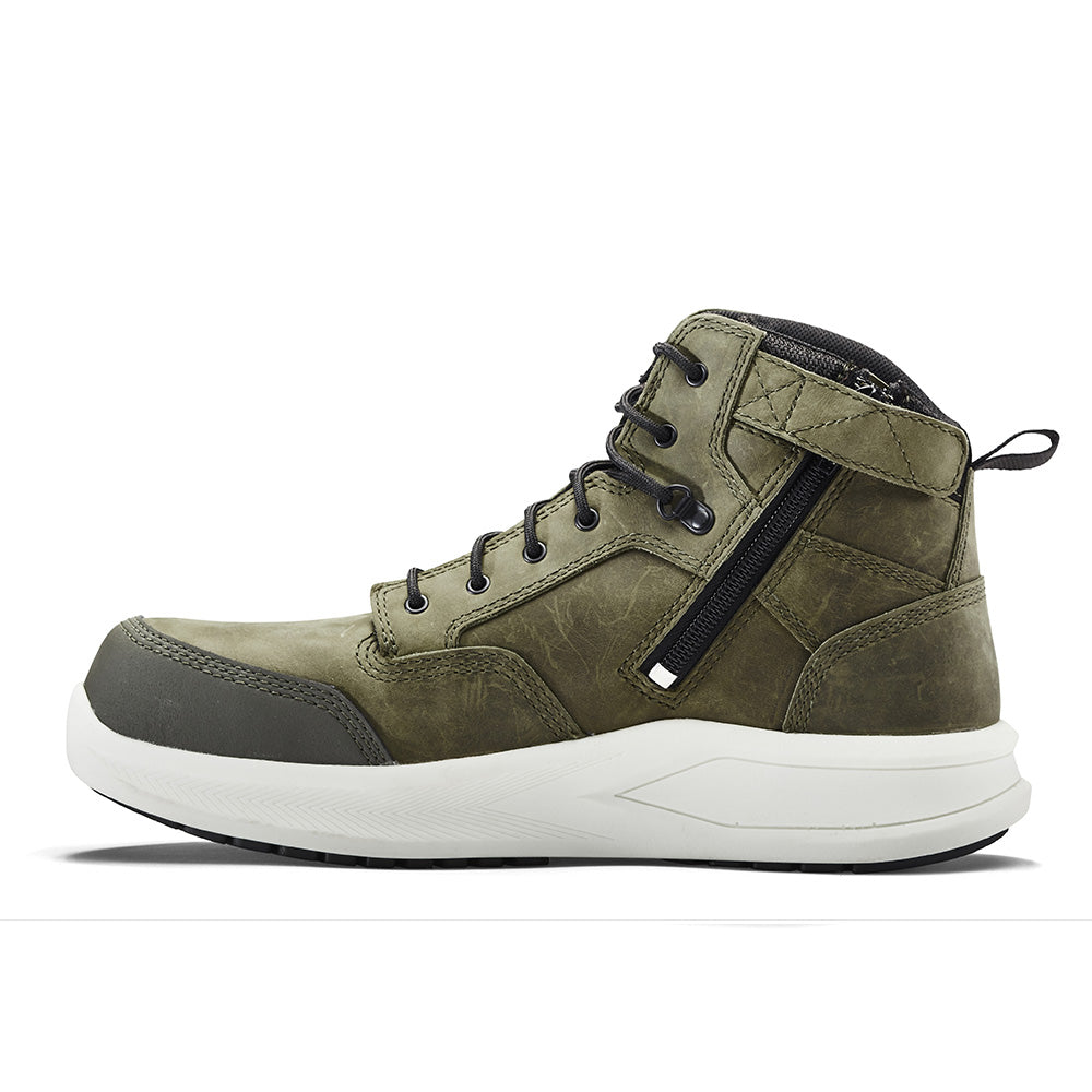 Wolverine ShiftPlus DuraSpring LX Zip Side Boot - Charcoal Grey