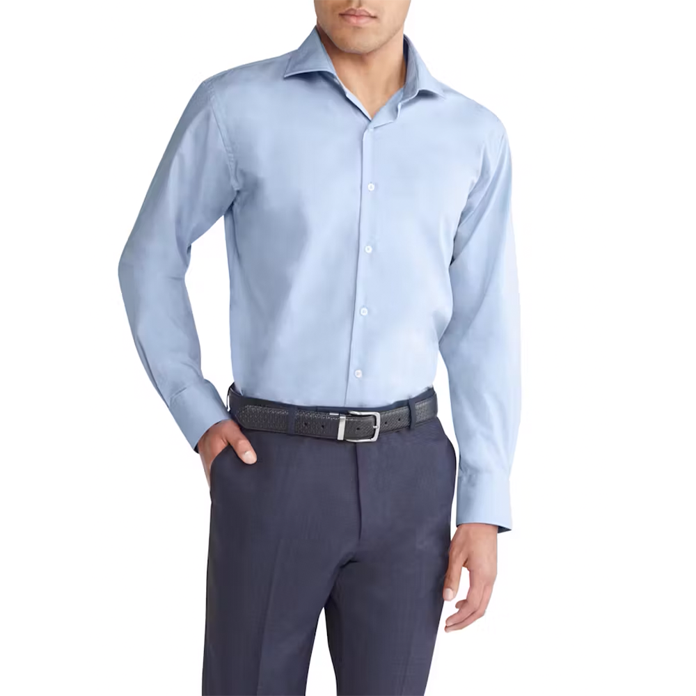 Van Heusen Shirt L/S Business Poplin Sky Blue