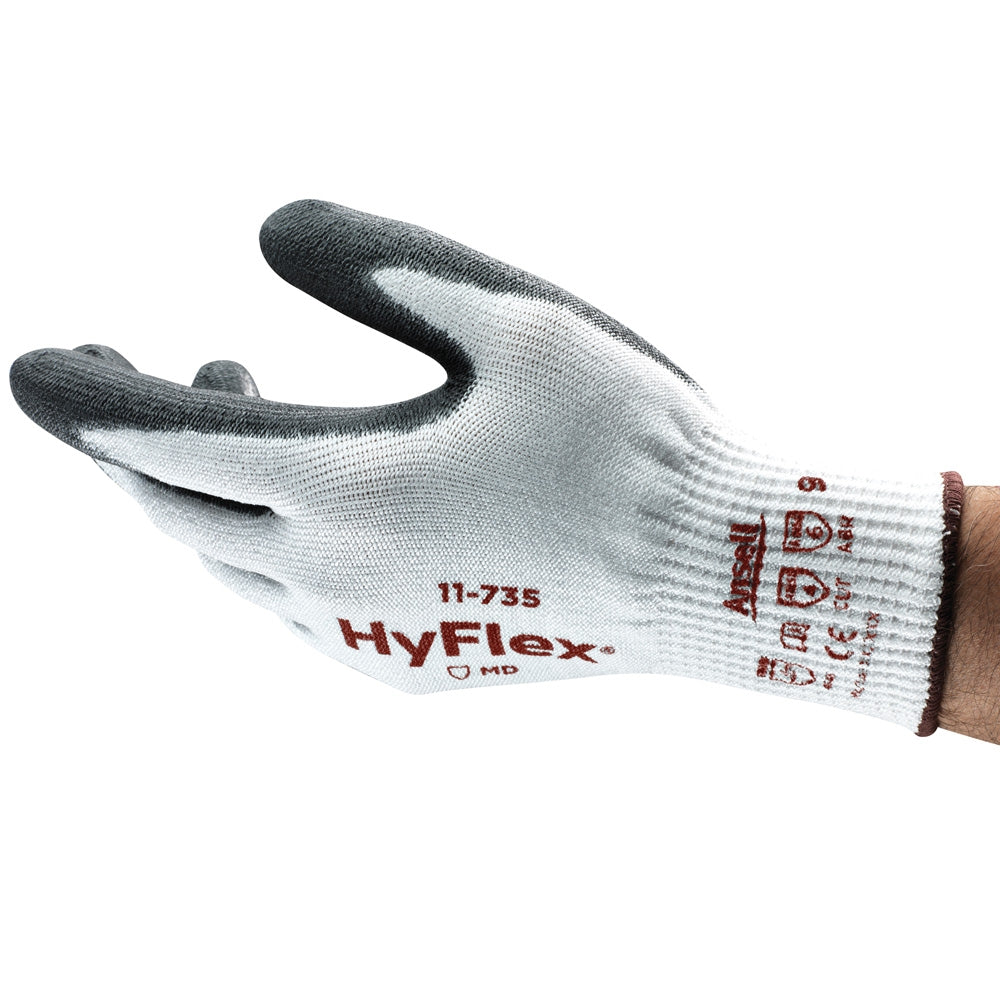 Ansell HyFlex C5 Palm Dipped Medium Duty Gloves