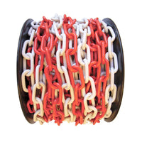 RSEA Red/White Plastic Chain 6mm - Sold per Metre - RSEA Safety Outlet