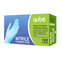 RSEA Qube Blue Nitrile Medical Examination Gloves (Bx 100) 6390 - RSEA Safety Outlet