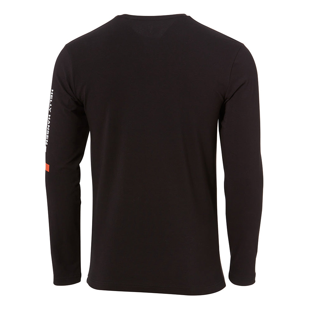 Helly Hansen Graphic Long Sleeve T-Shirt - Black