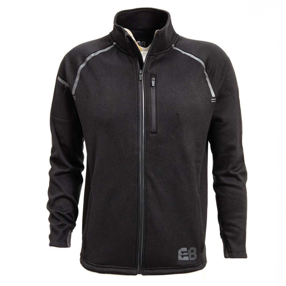 ELEVEN BLACK Mid Layer Fleece Jacket